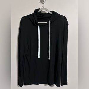 Black Lounge Boyfriend Hoodie ZYIA - Small